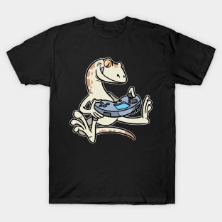 Gaming Gamer Gecko Controller Lizards T-Shirt